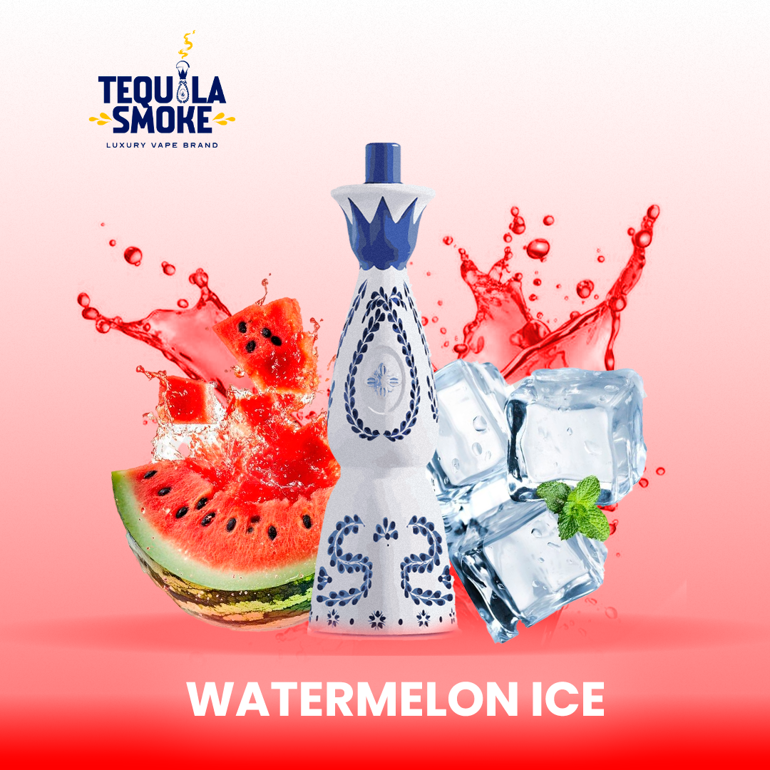 Tequila Smoke Vapes Watermelon Ice 15,000 Puffs 2% Nicotine