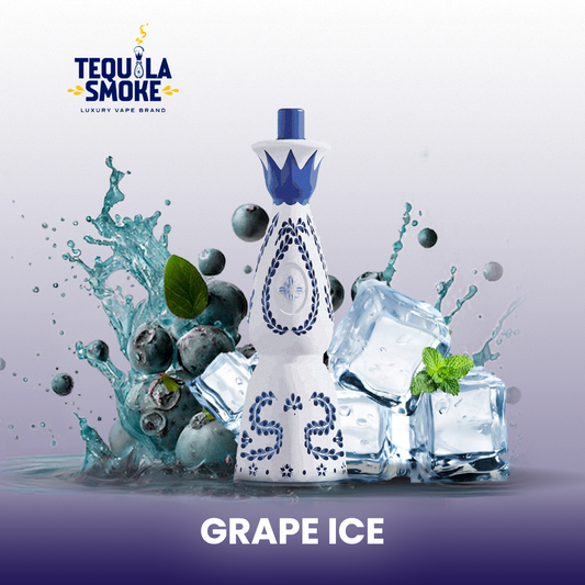 Tequila Smoke Vape Grape Ice 15,000 Puffs 2% Nicotine