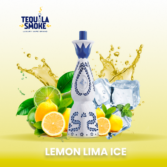 Tequila Smoke Vape Lemon Lima Ice 15,000 Puffs 2% Nicotine