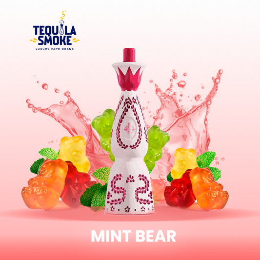 Tequila Smoke Vape Mint Bear 15,000 Puffs 5% Nicotine