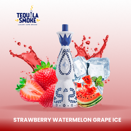 Tequila Smoke Vape Strawberry Watermelon 15,000 Puffs 2% Nicotine